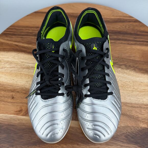 Nike Tiempo Legend 10 Elite AG Soccer Cleats Men\'s 7.5 Silver Mad Voltage main image 4